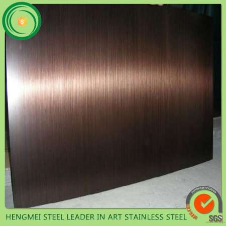 Best Price 316 201 304 Antique Copper Stainless Steel Sheet for Decorative Antique Bronze Stainless Steel